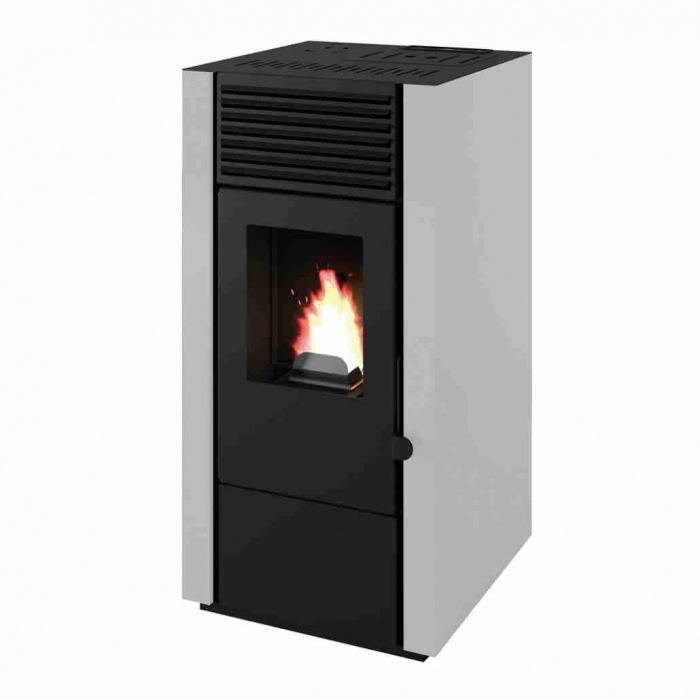 SOBA PELETI 9,2KW - MARISA ALB - 2 Ventilatoare [1]