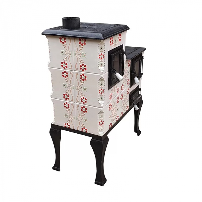 Soba portabila bucatarie IZA, alb pictat, model Sieben [2]