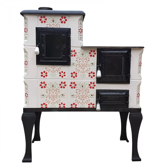 Soba portabila bucatarie IZA, alb pictat, model Sieben [1]