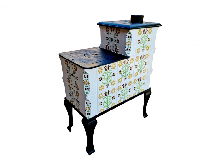 Soba portabila bucatarie, Iza, model placa Sieben verde [3]