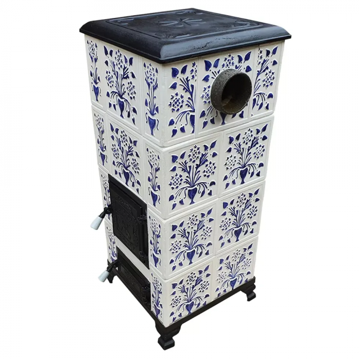 Soba portabila, MEDIAS, Castel pictata cu albastru [2]