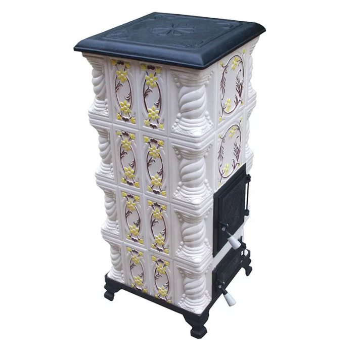 Soba portabila, MEDIAS, împletit Narcisa maro cu galben [2]