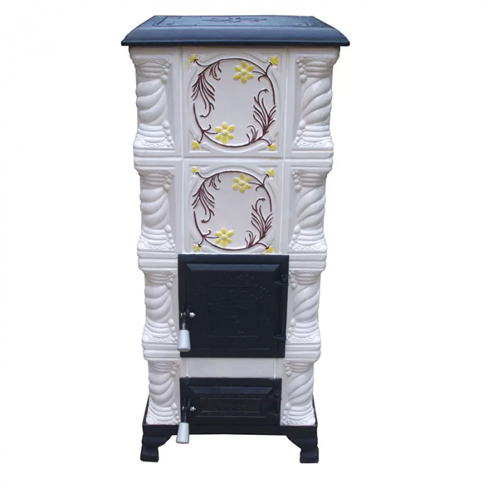 Soba portabila, MEDIAS, împletit Narcisa maro cu galben [1]