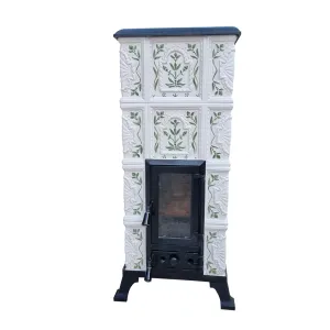 Soba portabila, MEDIAS, model Placa Denisa pictata cu verde [1]