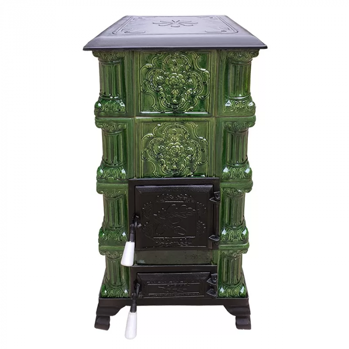 Soba portabila, Mediaș, placă Trandafir, coloană [1]