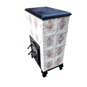 Soba portabila, ROMANE, model Trandafir [5]