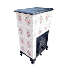 Soba portabila, ROMANE, model Trandafir [4]