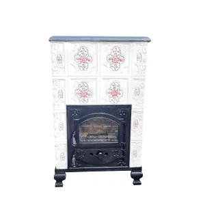 Soba portabila, ROMANE, model Trandafir [1]