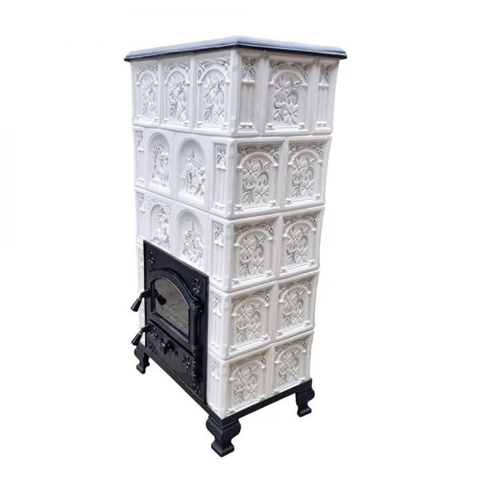 Soba portabila, ROMANE, placă Floare de Colț combinat, 5 rânduri [2]