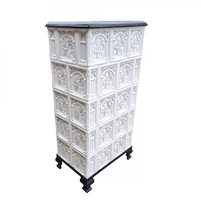 Soba portabila, ROMANE, placă Floare de Colț combinat, 5 rânduri [3]