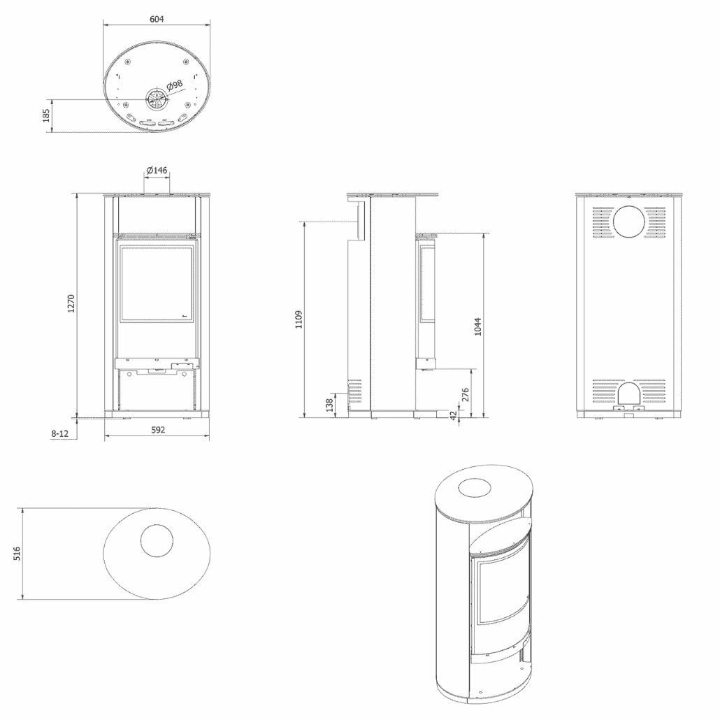 Soba otel Runa - 8kW [6]
