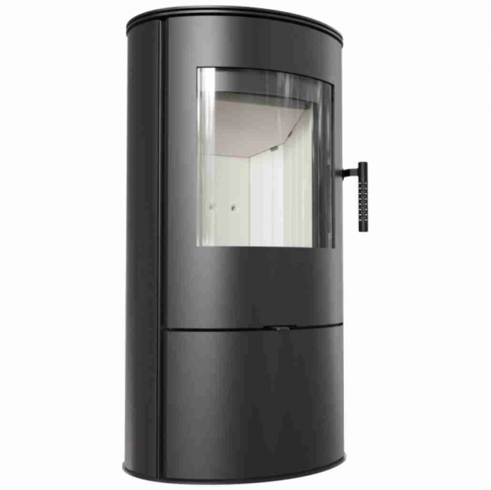 Soba Rollo 7 kW - Negru + Piese Racordare [4]