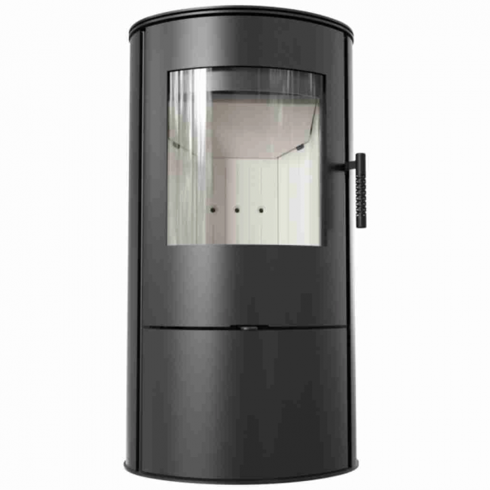 Soba Rollo 7 kW - Negru + Piese Racordare [3]