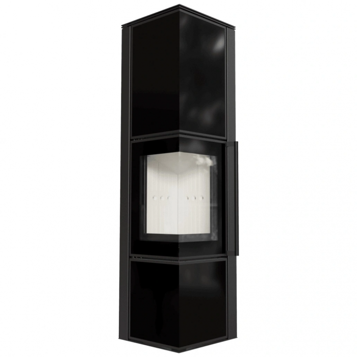 Soba Tora L 8-11kW - Panou negru de sticla [1]