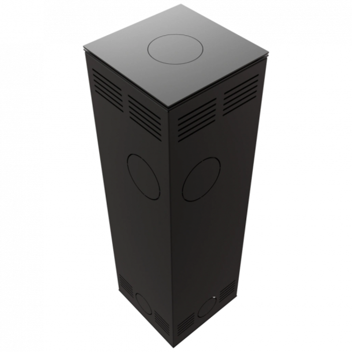 Soba Tora M 8-11kW - Panou alb de sticla [5]