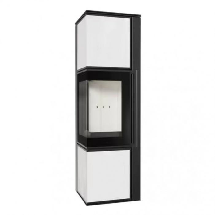 Soba Tora M 8-11kW - Panou alb de sticla [4]