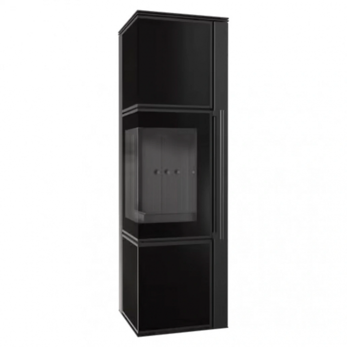 Soba Tora M 8-11kW Panou negru de sticla - Samota Neagra [3]