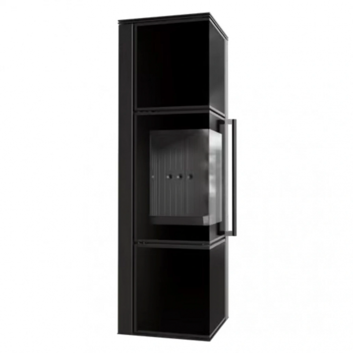 Soba Tora M 8-11kW Panou negru de sticla - Samota Neagra [2]