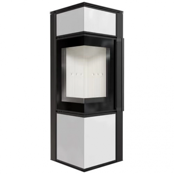 Soba Tora S 8-11kW - Panou alb de sticla [1]