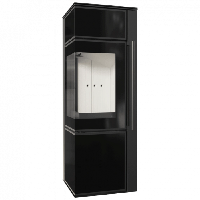 Soba Tora S 8-11kW - Panou negru de sticla [3]