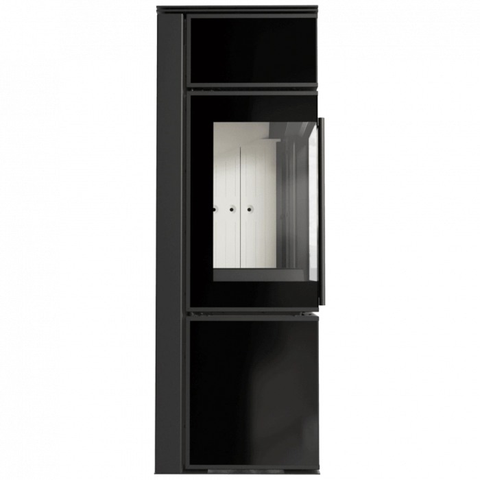 Soba Tora S 8-11kW - Panou negru de sticla [2]