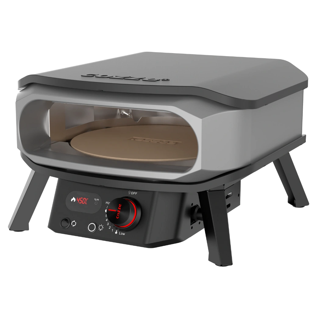 Starter pack gaz Cozze PREMIUM 42.5cm - piatra rotativa pentru pizza, termometru digital si lumina LED + REGULATOR [4]