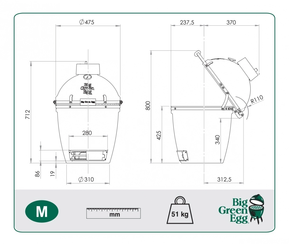 Pro Pack - Medium - Big Green Egg [5]