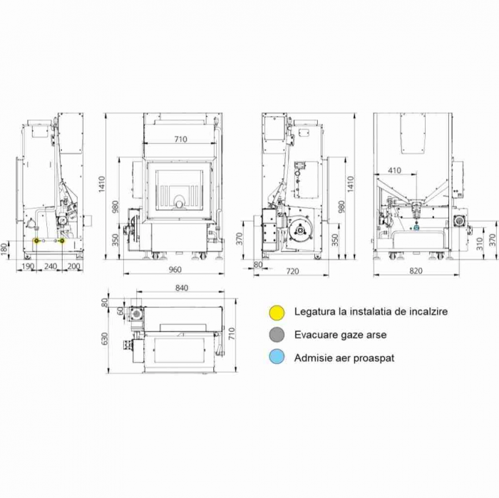 Termofocar pe peleti Primo 30 - CU APA - PACHET SMART [8]