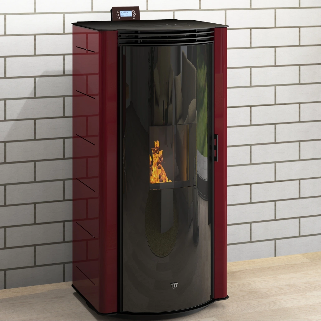 Termosoba peleti PERLA 210 VISINIU- 22kw cu autocuratare & WI-FI [1]