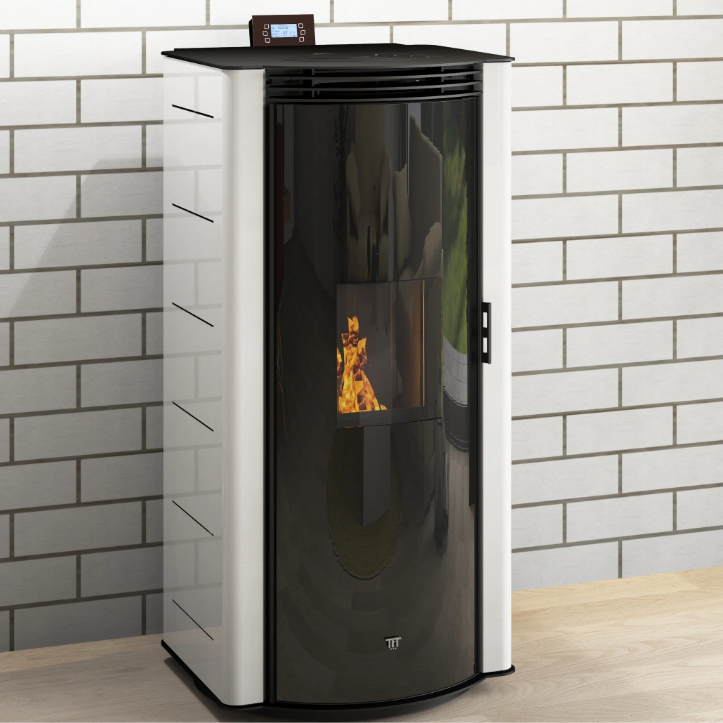 Termosoba peleti PERLA 330 ALB - 34,2kw cu autocuratare [1]