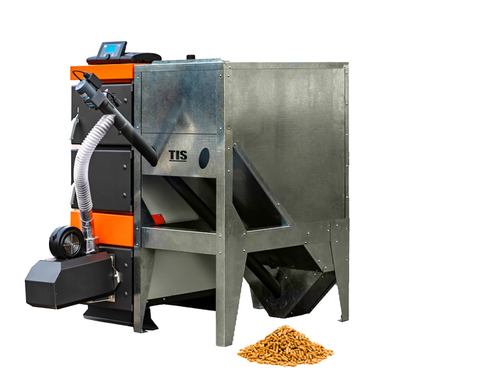 TIS NEW PELLET 60 KW Cazan pe combustibil solid(panou comanda+ventilator in set) [4]