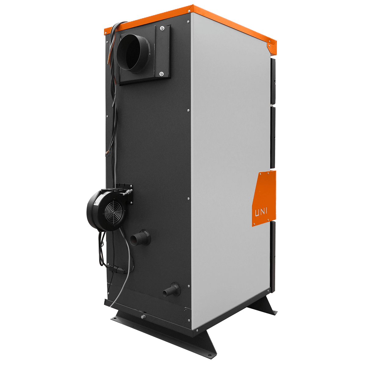 TIS UNI N 15 KW Cazan pe combustibil solid(panou comanda+ventilator in set) [4]