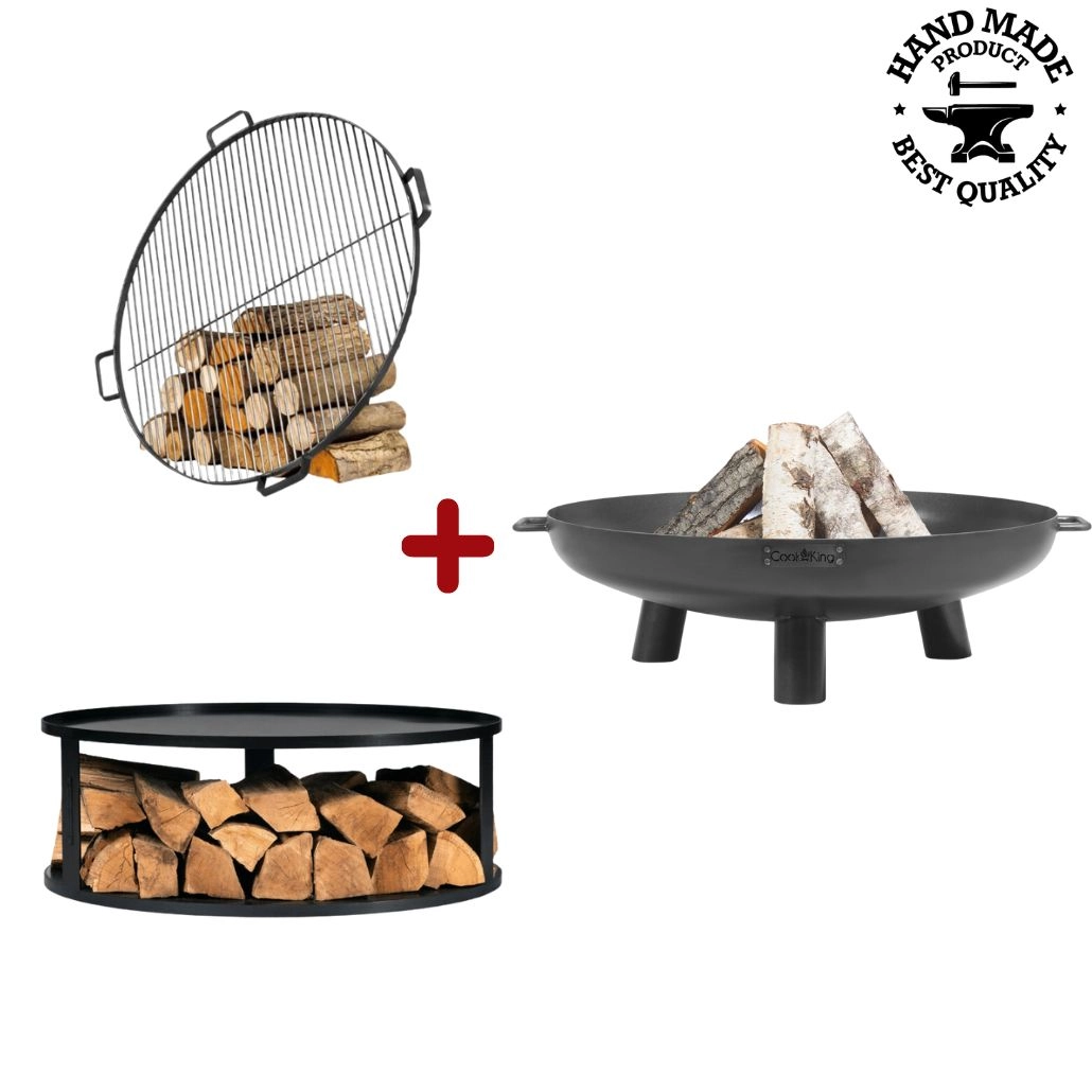 Vatra BALI cu baza si gratar 60 cm [1]