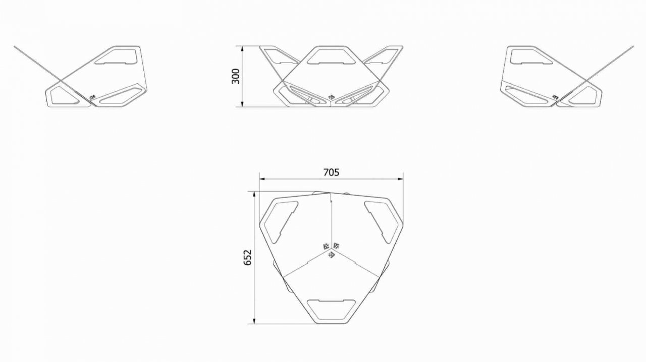 Vatra de foc exterior PIT - 70x65 cm [3]