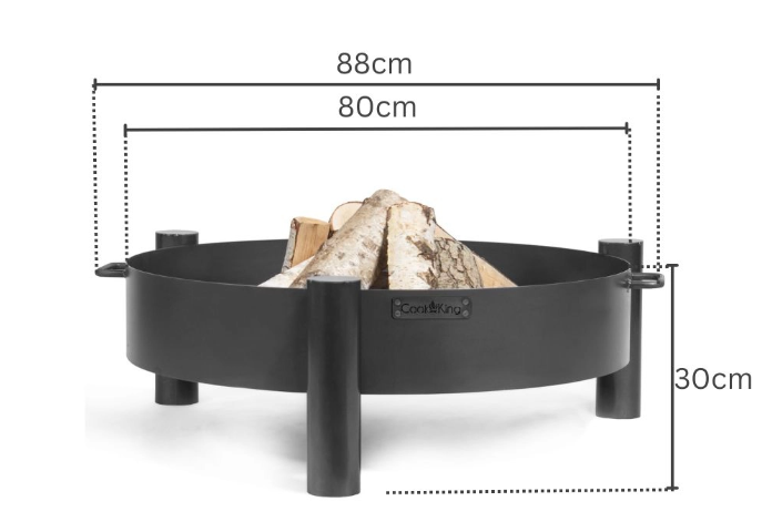 Vatra HAITI 80 cm cu capac XL [6]