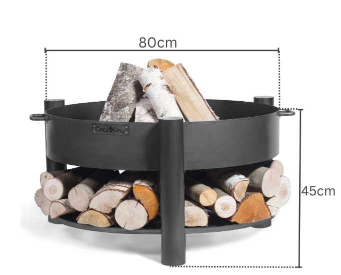 Vatra MONTANA 80 cm cu capac XL [7]