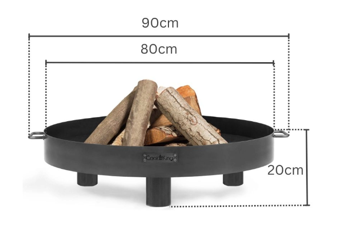 Vatra TUNIS 80 cm cu plita [6]