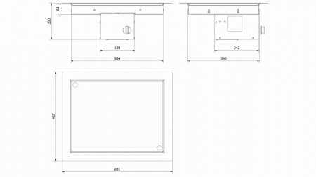 Arzator gaz incastrabil AQF 05 - 60X48cm [6]
