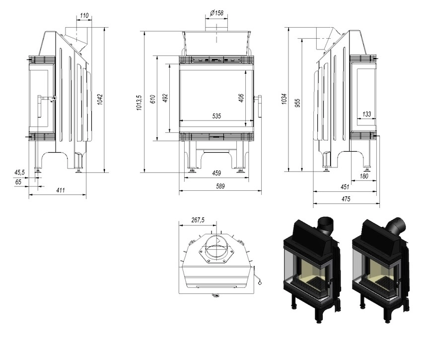 BK80 Sticla Stanga + Dreapta [3]