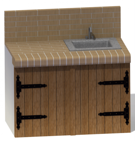 BLATURI DE LUCRU - Blat de lucru (pret/m) – cu loc de chiuveta