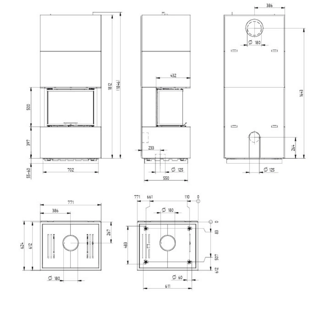 BLOX U77 - Semineu modular cu acumulare 5-8 kw [4]