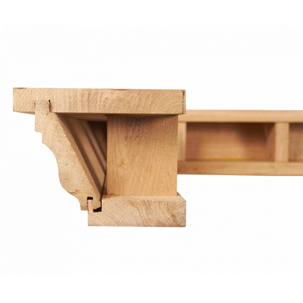 BRAU LEMN 135° COLT PROFILAT - MARE+ 105x32cm [2]