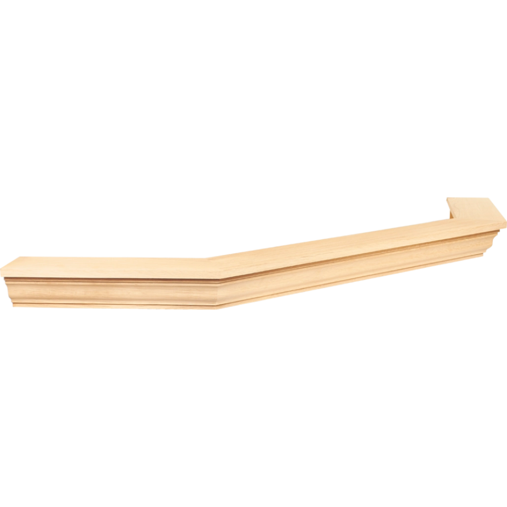 ACCESORII SPECIALE - BRAU LEMN 135° COLT PROFILAT - MARE+ 105x32cm