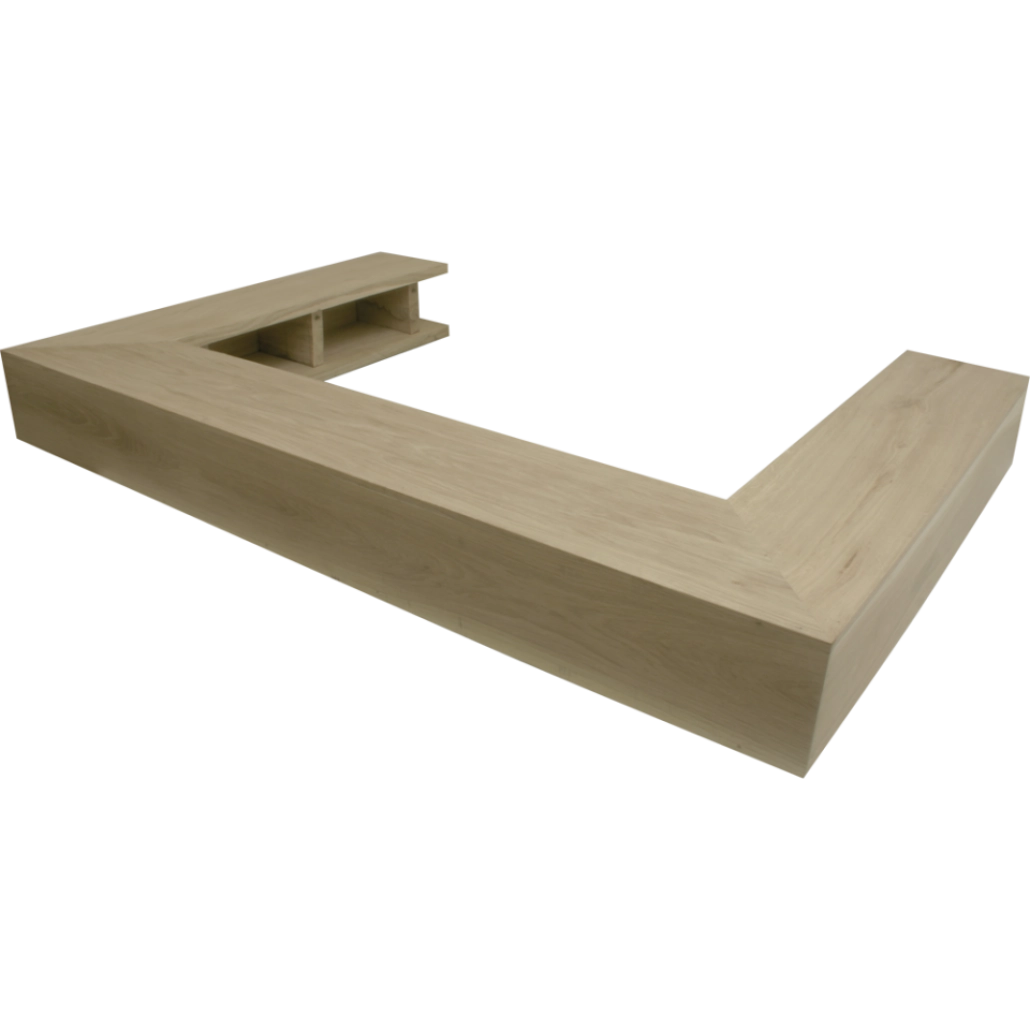 ACCESORII SPECIALE - BRAU LEMN 90° DREPT SIMPLU - MEDIU+ 92x66cm