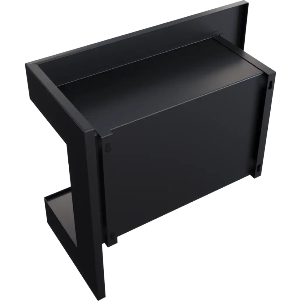 DELTA negru colt dreapta - 60 x 48 x 28 cm [3]