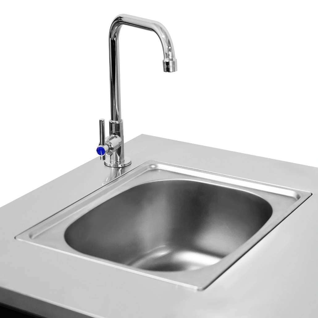 Bucatarie exterioara Cozze - blat de 90 cm si chiuveta din otel inoxidabil [3]