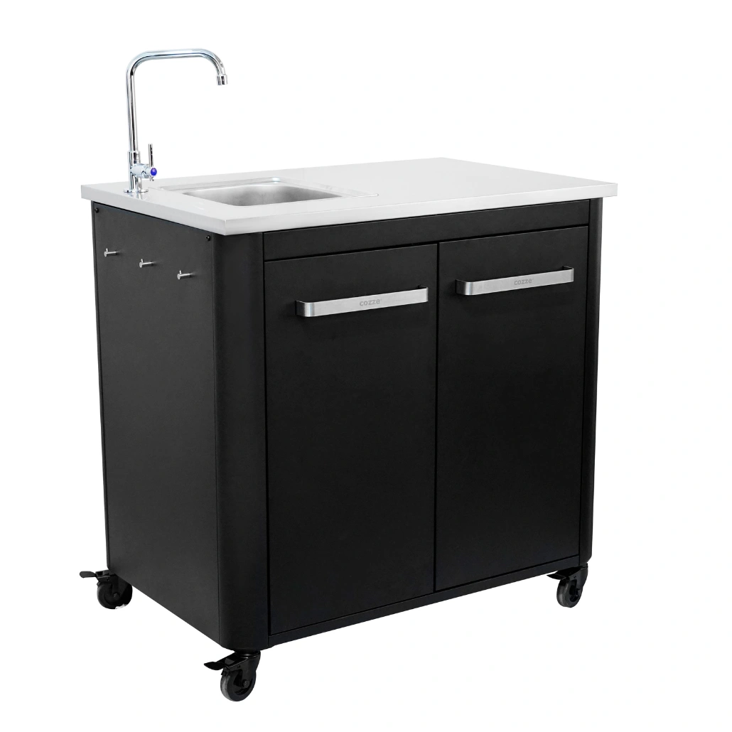 Bucatarie exterioara Cozze - blat de 90 cm si chiuveta din otel inoxidabil [1]