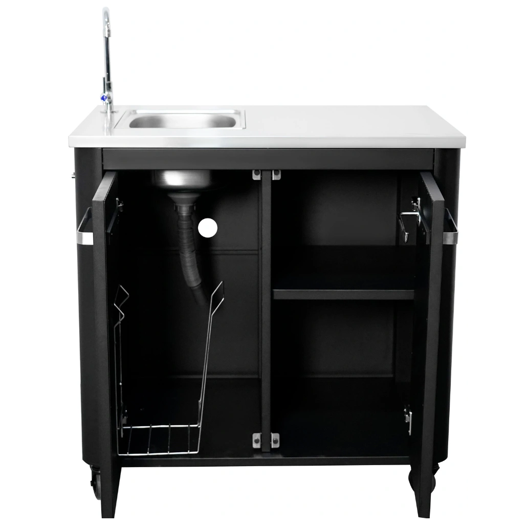 Bucatarie exterioara Cozze - blat de 90 cm si chiuveta din otel inoxidabil [2]