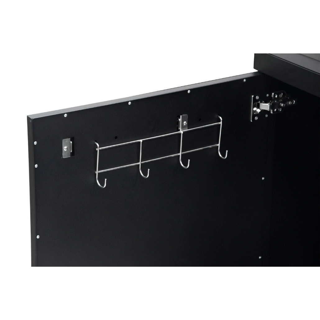 Bucatarie Exterioara Cozze cu blat din otel inoxidabil si 3 usi [3]