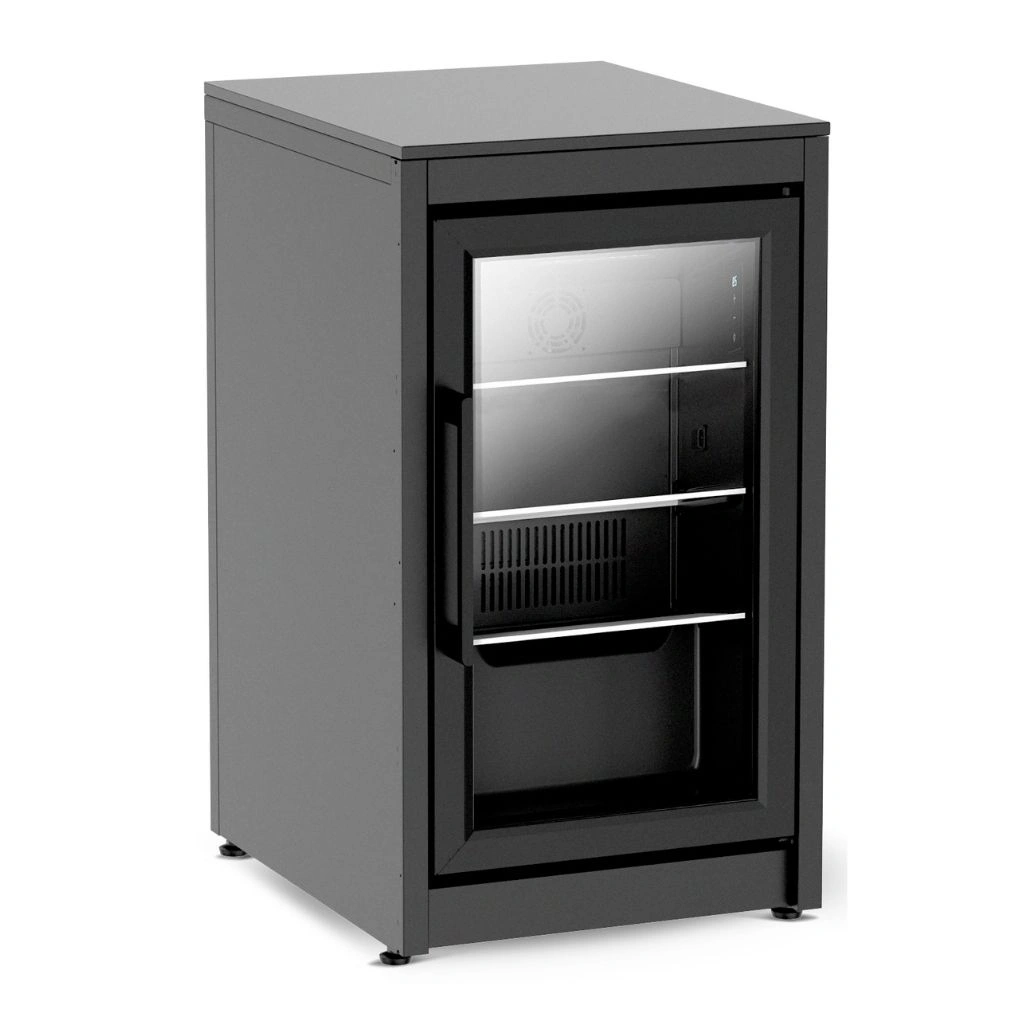 Bucatarie exterioara Cozze in forma L cu Quattro 900, cuptor pizza, frigider si chiuveta - 452 x 200 cm [5]